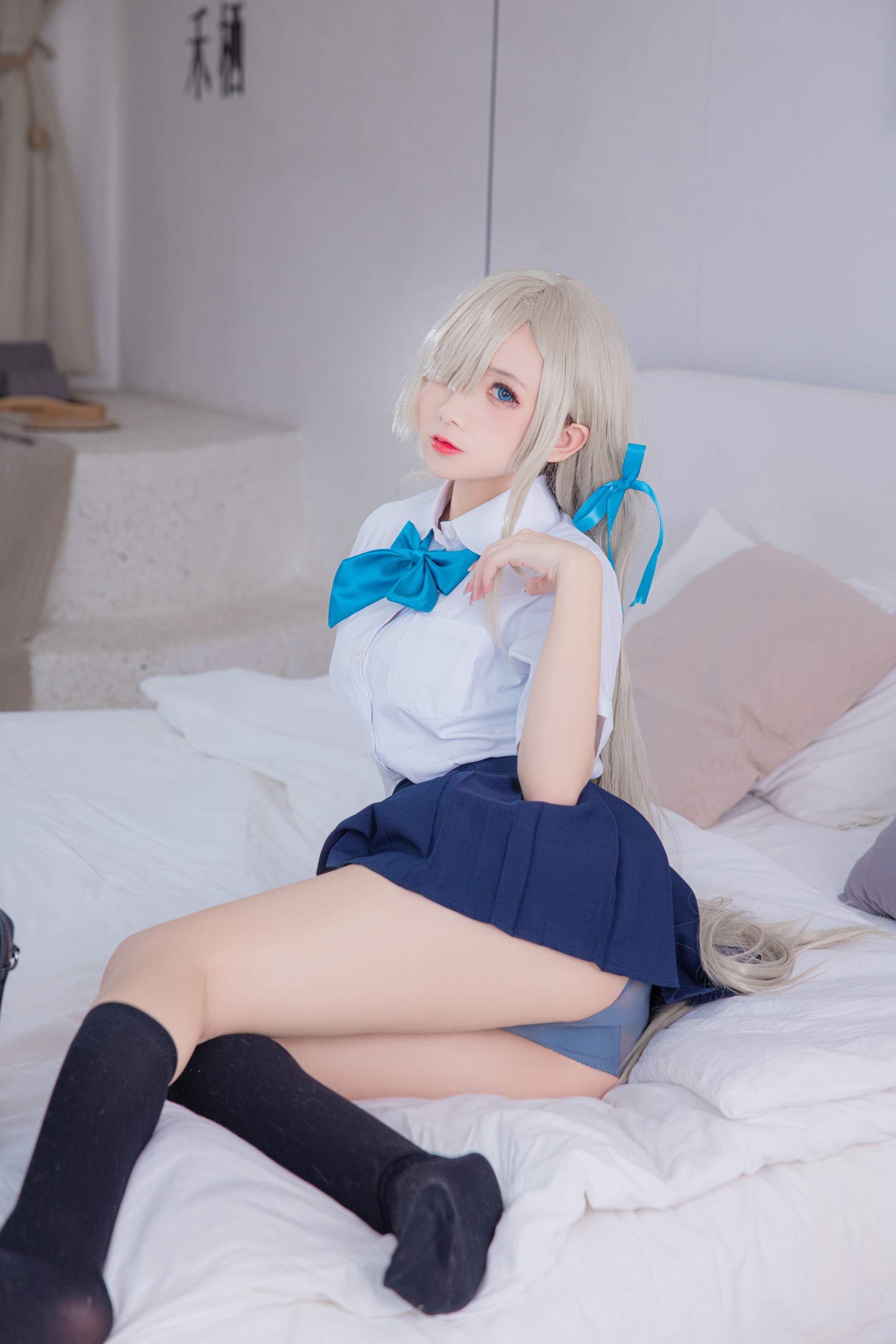 图片[1]-日奈娇 – NO.257 碧蓝档案 明日奈 [60P]-XikXak